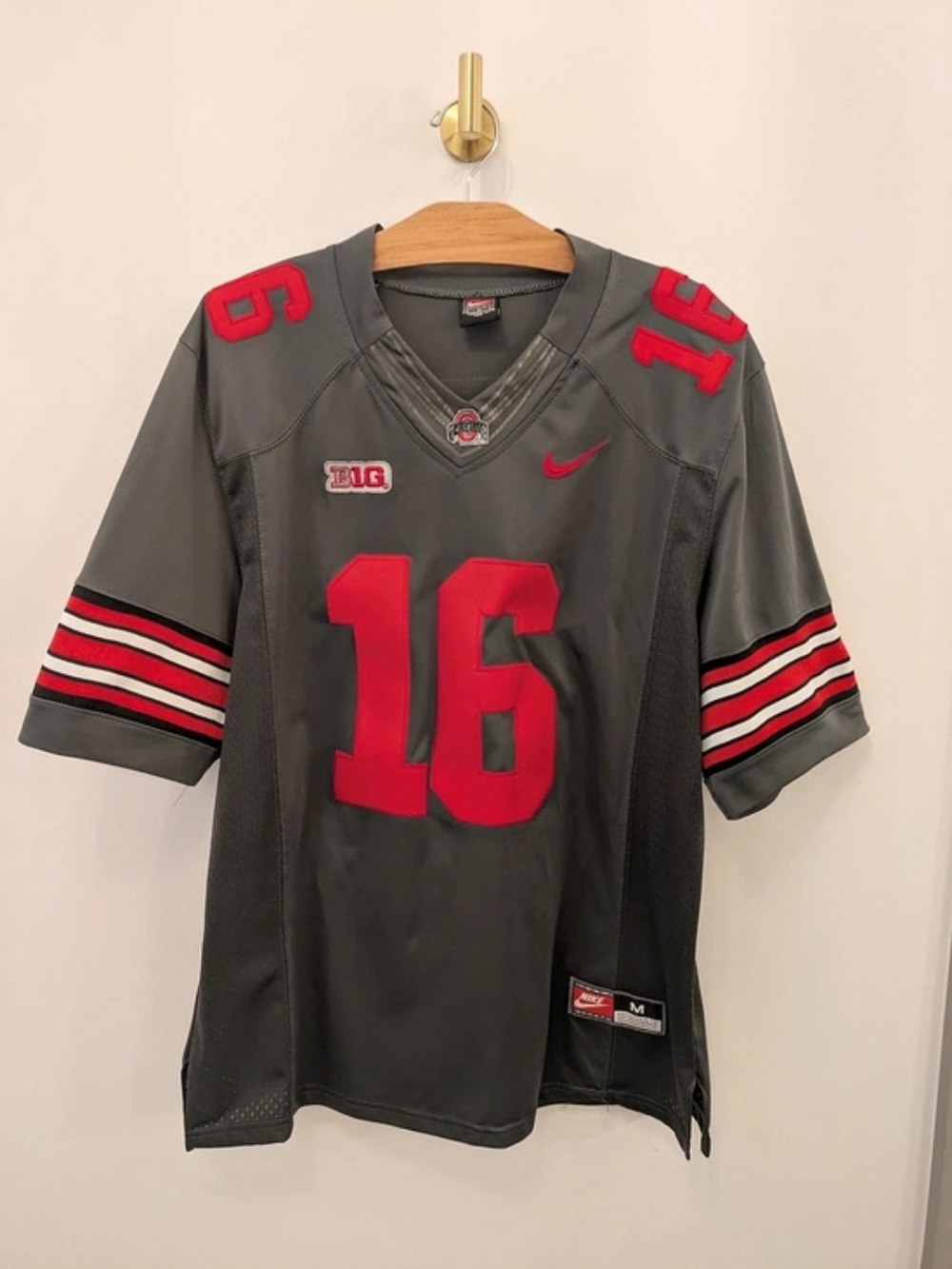 Nike Ohio State Buckeyes Alternate Game Football Jersey #16 Medium
